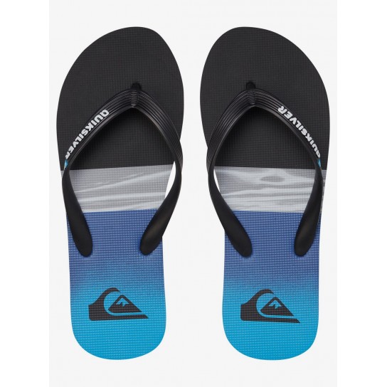 Chinelos Quiksilver Molokai Hold Down - Azul