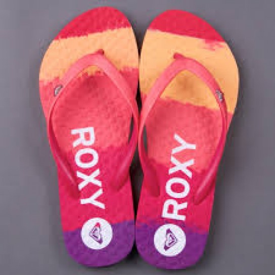 Chinelo Multi Roxy Rosa 